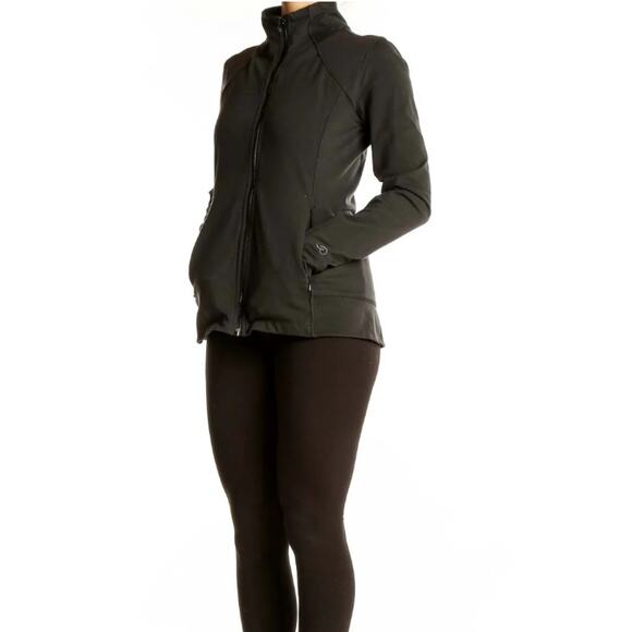Calia Women’s Full‎ Zip Athletic Fitness Workout Gym Yoga Jacket Size M Black - Picture 1 of 4